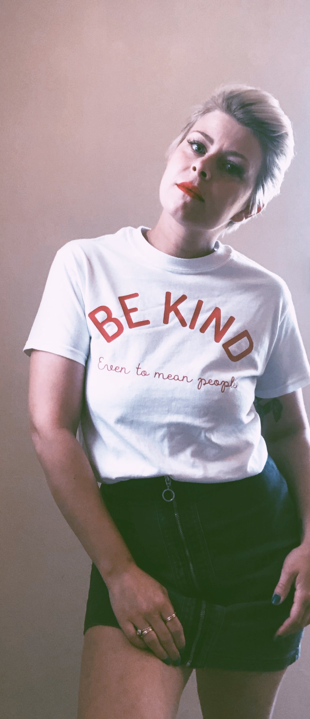 Image of BE KIND ...even to mean people tee