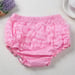 Image of ROCK BOTTOM BLOWOUT Lace and Cotton Ruffle Bottom Bloomer - 6 color choices in stock