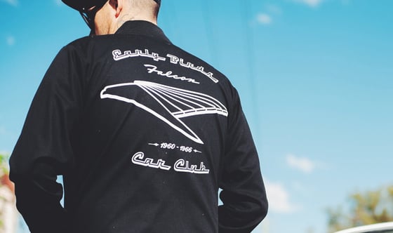 Image of EARLY BIRD CAR CLUB BOMBER JACKET