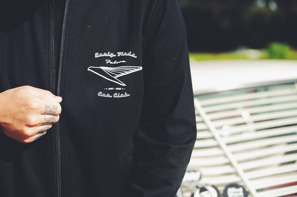 Image of EARLY BIRD CAR CLUB BOMBER JACKET