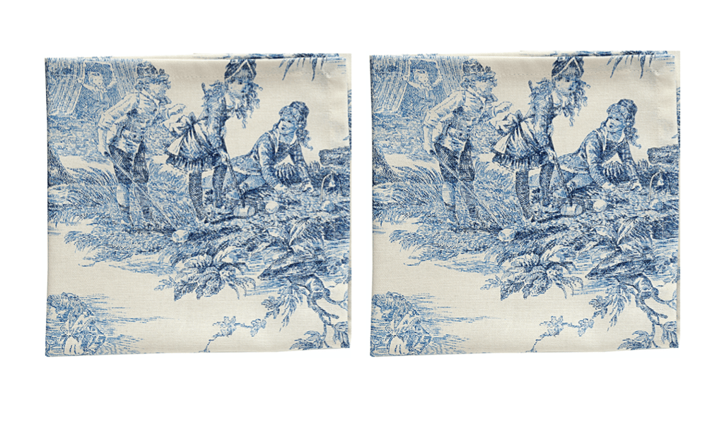 Image of Versailles tovaglioli/napkins set da 2/set of 2