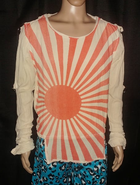 Image of Rising sun front design bondage shirt