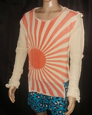 Image of Rising sun front design bondage shirt