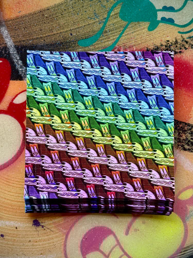 Alligator Blotter Print 