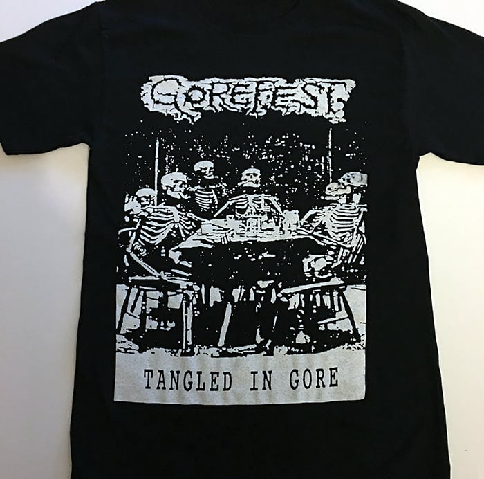 Image of Gorefest " Tangled In Gore " T shirt