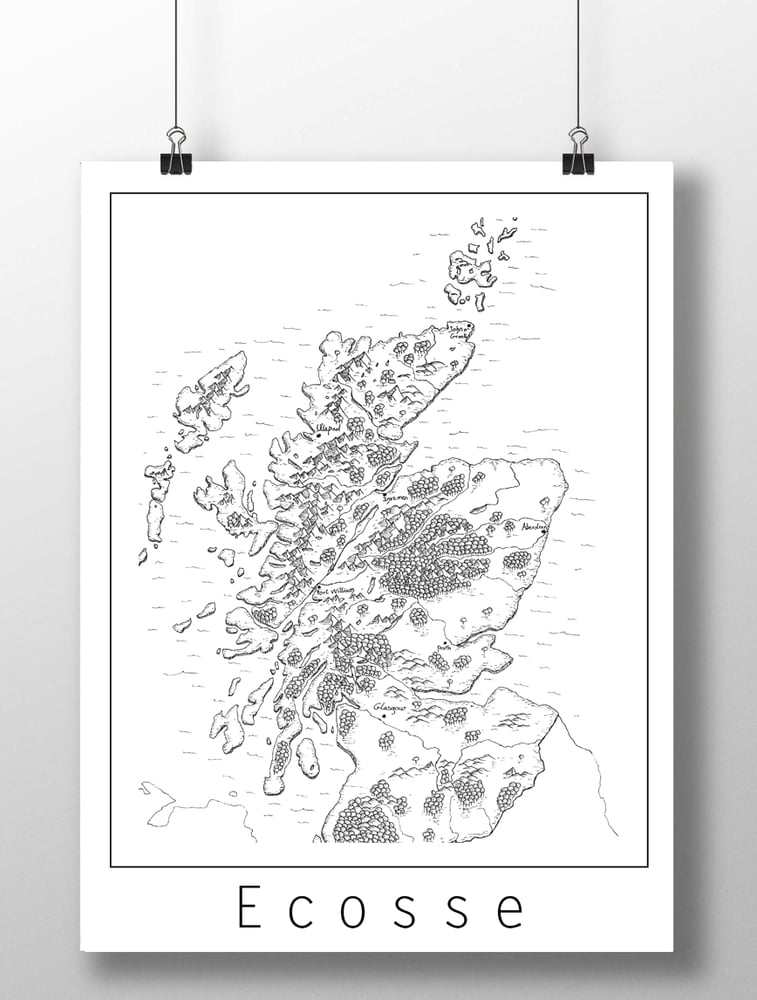 Image of Carte de l'Ecosse