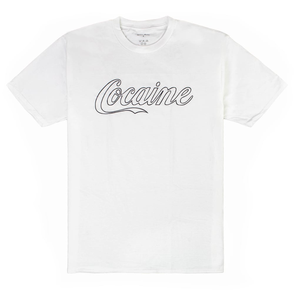 Image of COCAINE T-SHIRT WHITE