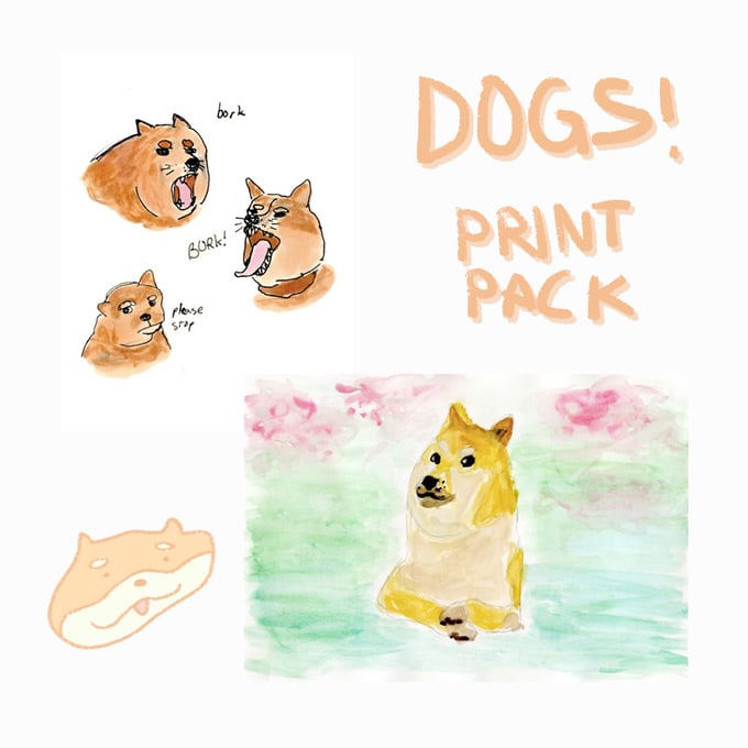 Image of dogs [print pack]