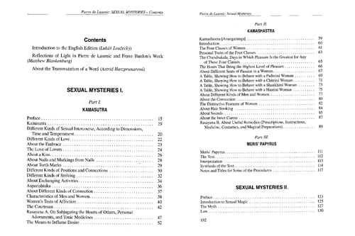 Image of Sexual Mysteries by Piere de Lasenic hardcover book LAST COPIES