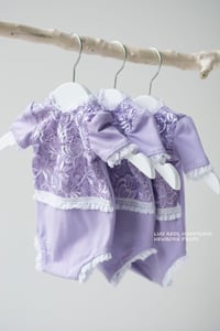 Image 1 of Lila overal set - newborn