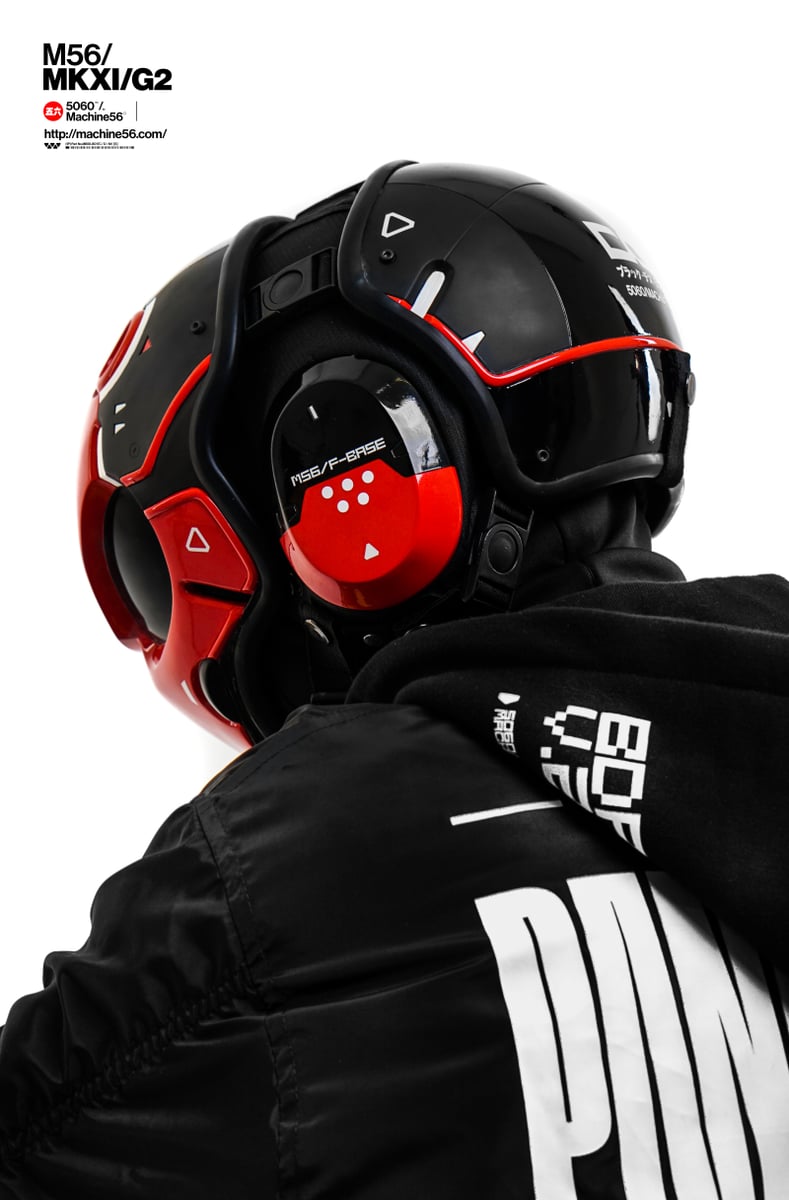 machine56 プロトタイプ　ヘルメット Unboxing machine 56 - MKX-G2/RF02/FIN helmet ! - YouTube
