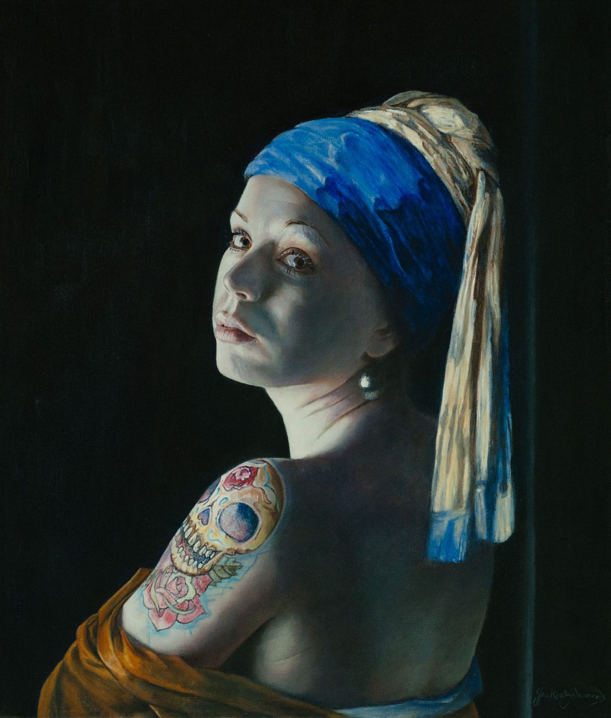 Image of 'Girl with the Skull Tattoo'