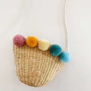 Image of Rainbow Pom Purses 