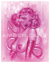 Pink Devil Study Poster Print