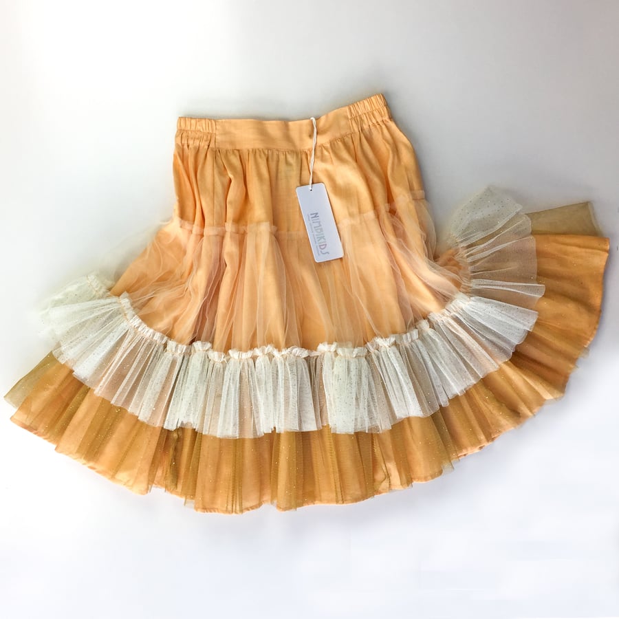 Image of Wonderland Tulle Skirt - Peach Almond Tarte