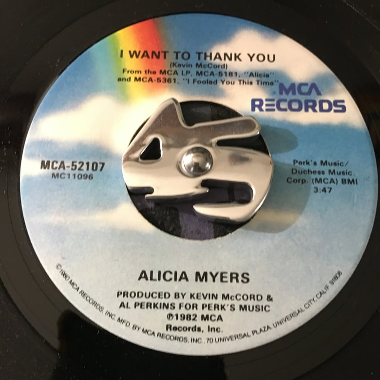 Image of Alicia Myers - I Want To Thank You 45rpm 