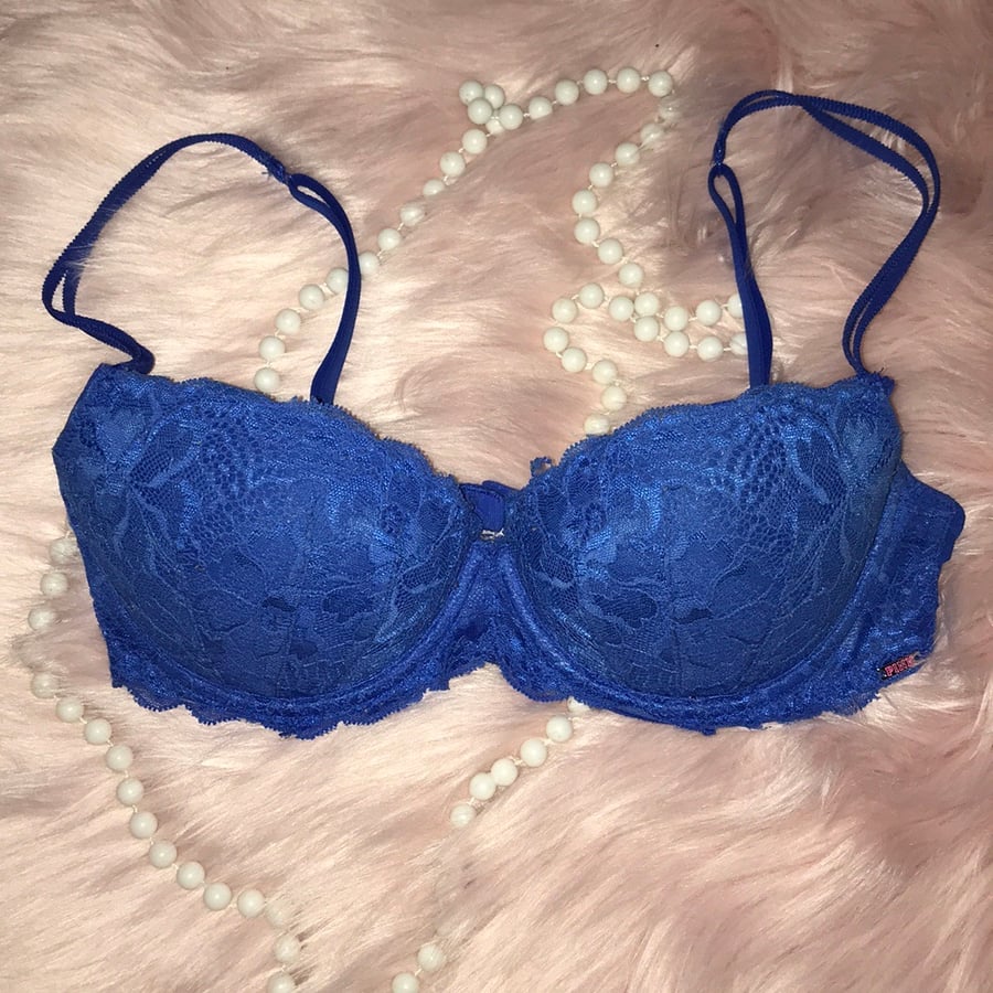 Image of Royal Blue Bra by Pink
