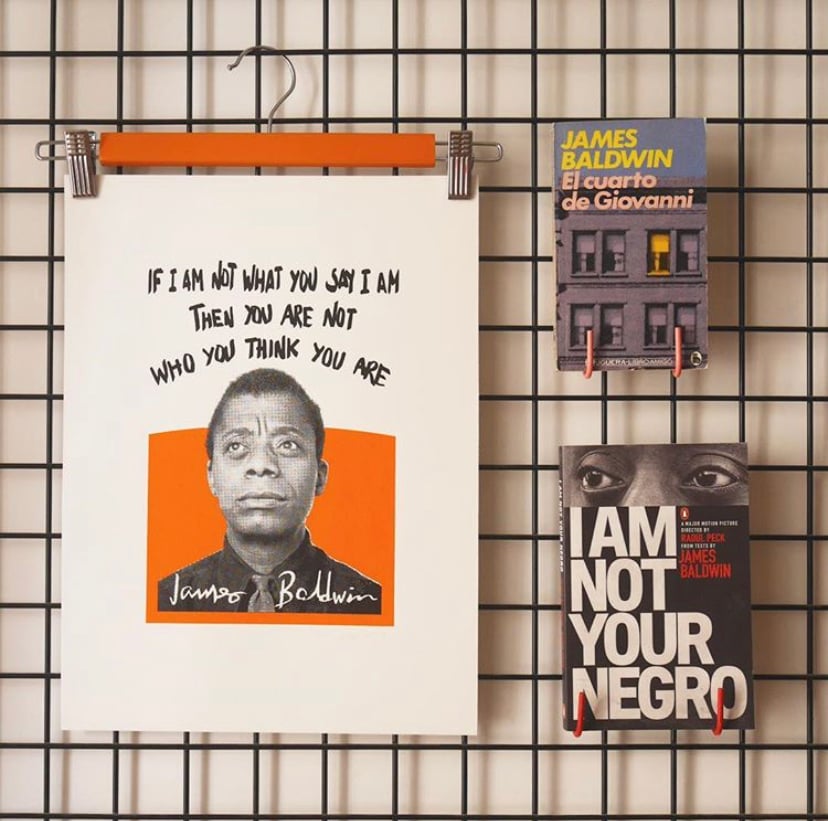 Image of JAMES BALDWIN screenprint