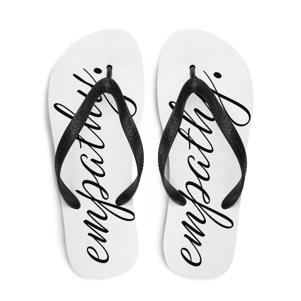 Image of Empathy flip flops