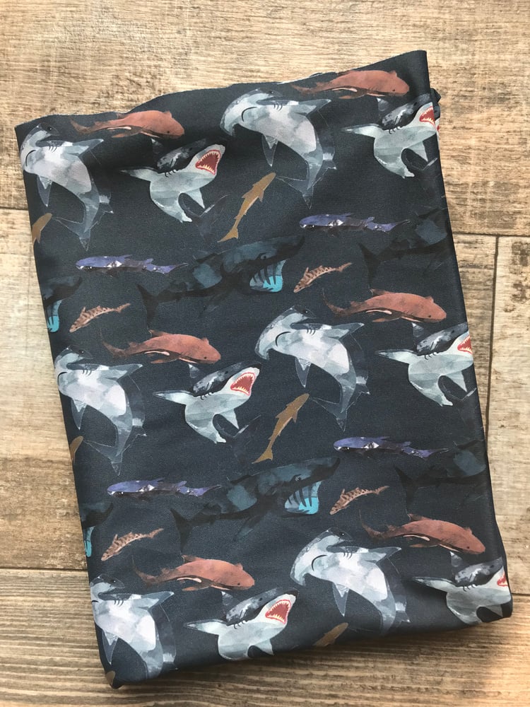 Image of Watercolour Sharks Swim