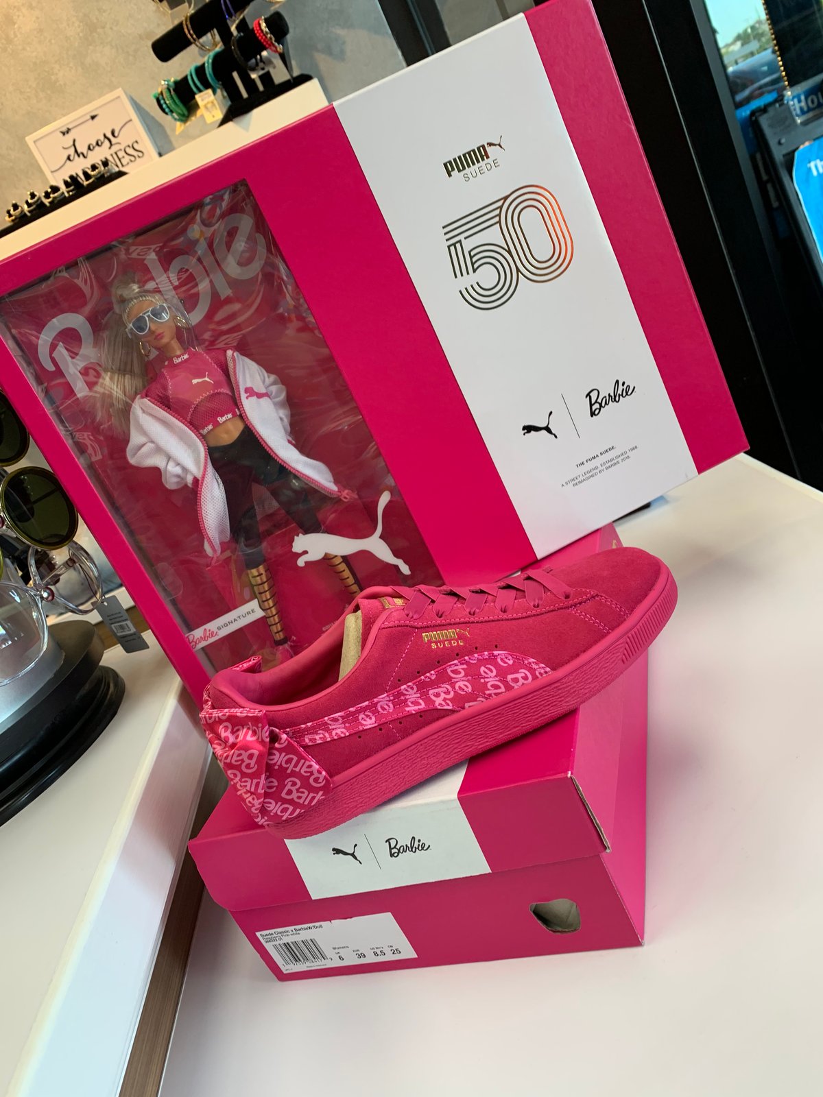 puma barbie suede