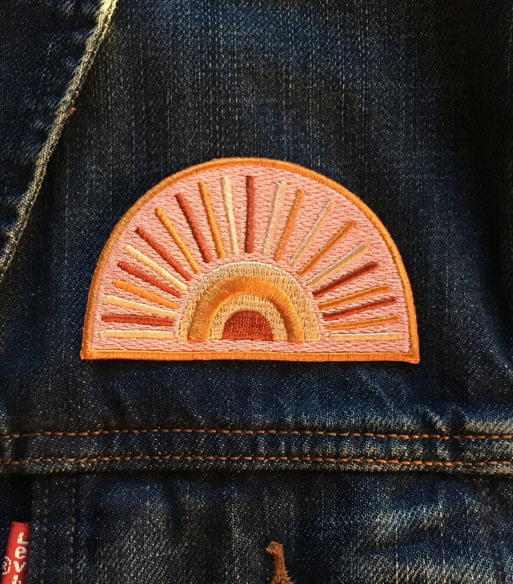 Sunny Sun- Iron on Patch