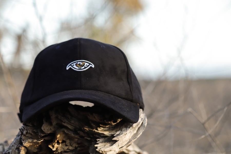 Image of Eye Logo Patch Suede Dad Hat