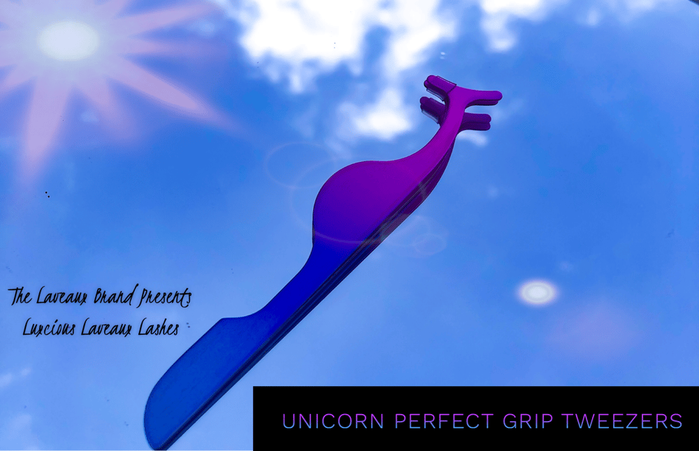 Image of Perfect Grip Metal Unicorn Tweezers Limited Edition