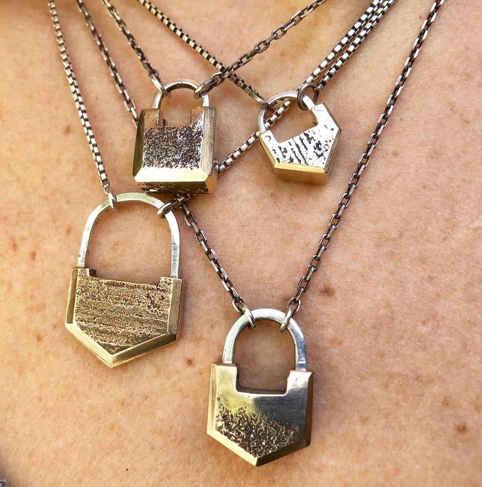 Image of Padlock Necklace 