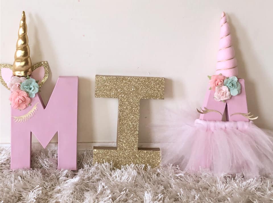 Image of Pastel Pinkl Unicorn Set- 8 inch