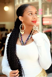 Image 4 of The Great Enchantress Earrings Nefertiti Edition/Goddess Glo Up Style