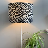 Image of Safari Zebra Black Shade