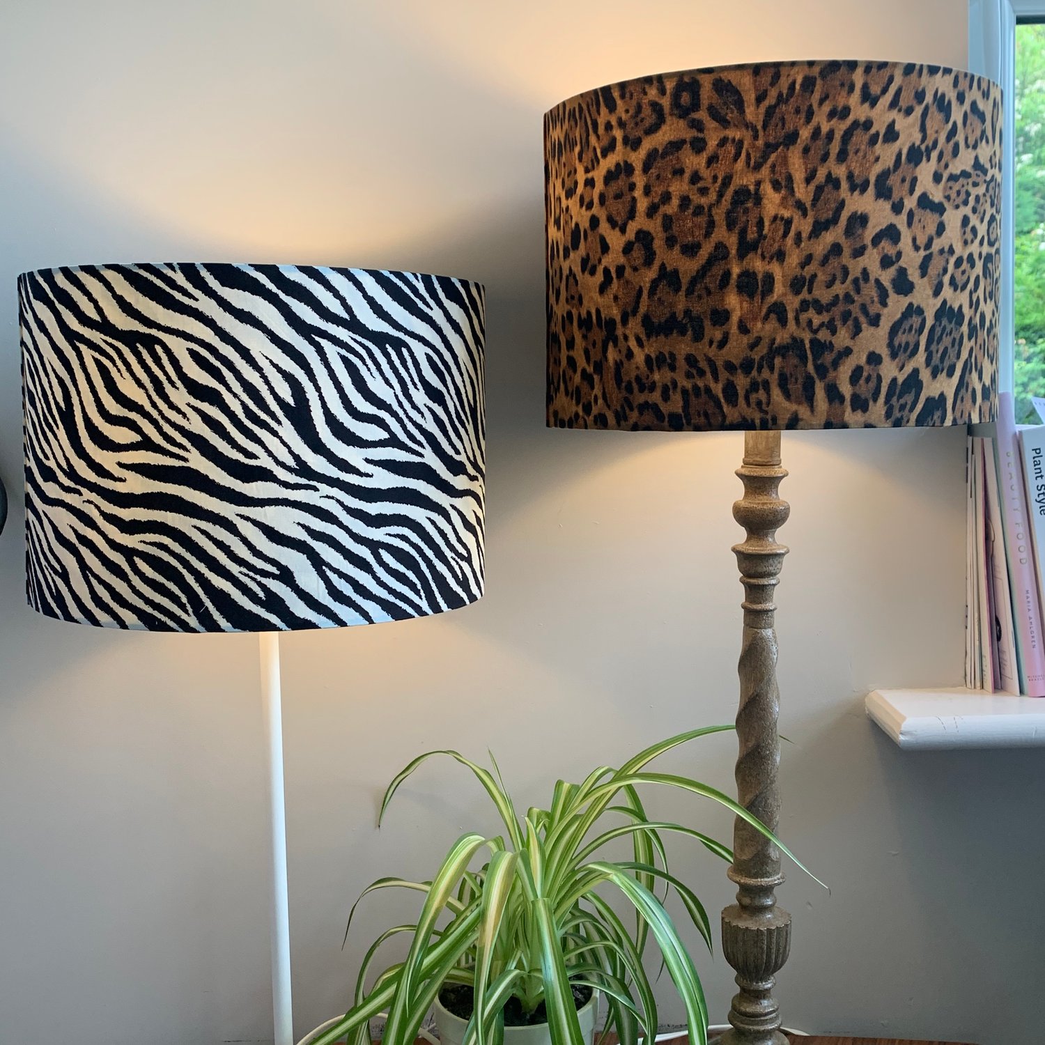 Image of Safari Zebra Black Shade