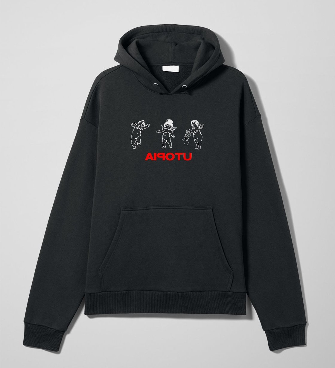 Image of Utopia Hoodie - black [pre-order]