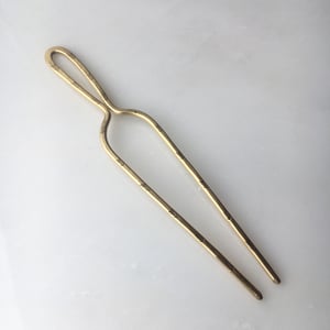 Image of classic stamped hair pin 