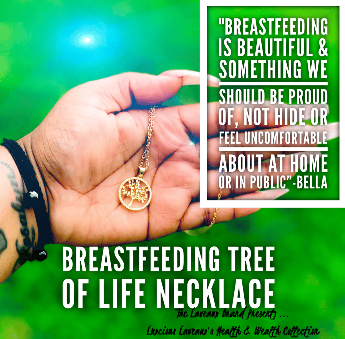 Image of Breast Feeding Tree of Life Necklace