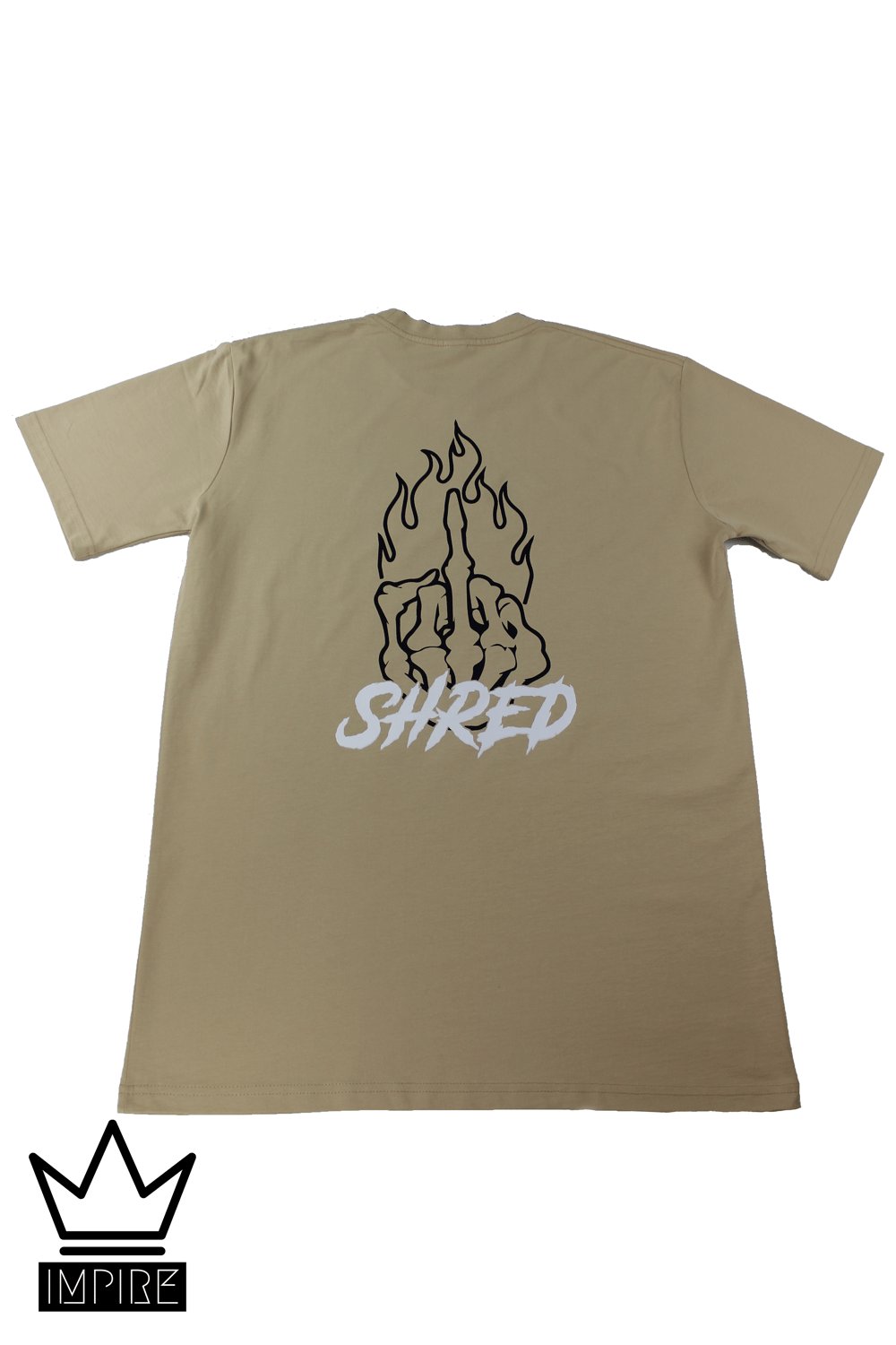 Image of SHRED T-SHIRT (WHITE/TAN)