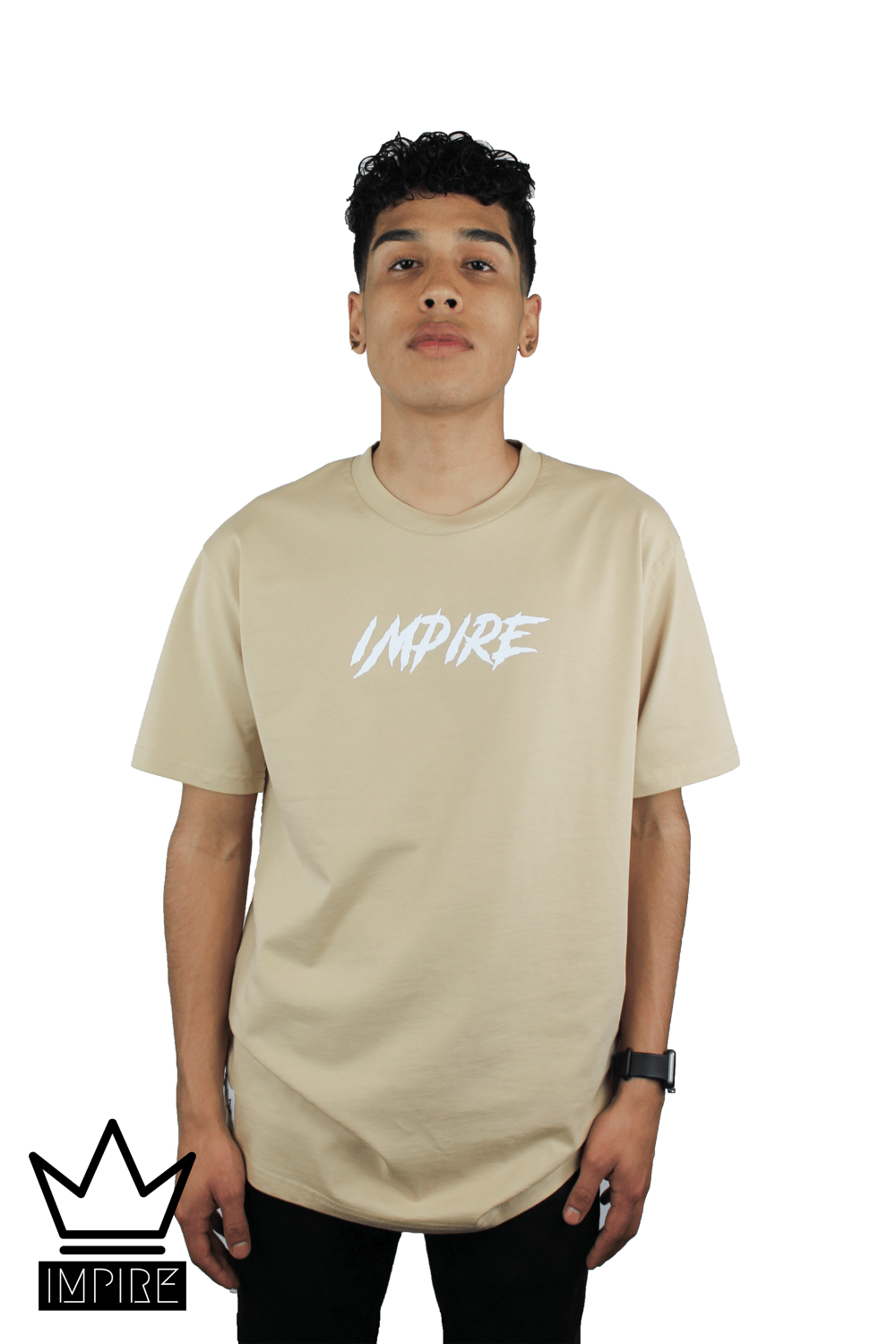 Image of SHRED T-SHIRT (WHITE/TAN)