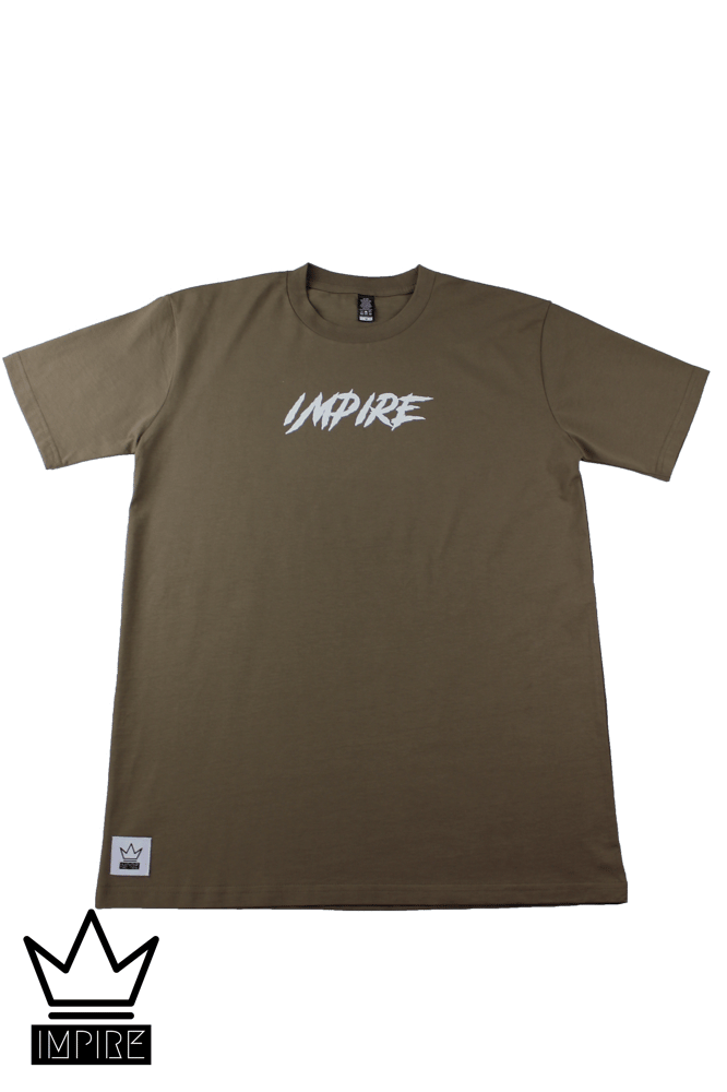 Image of SHRED T-SHIRT (WHITE/COFFEE)