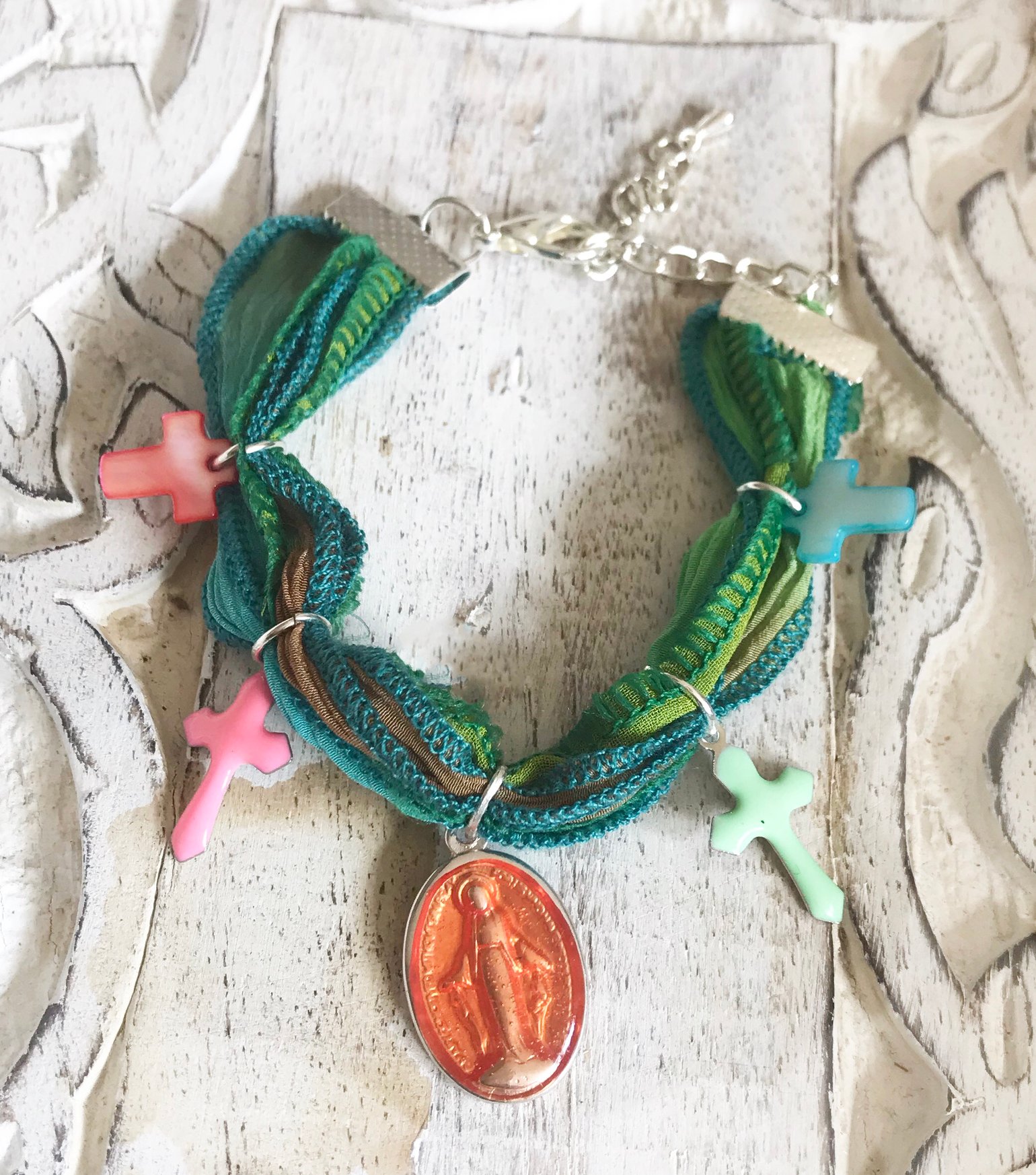 Image of Pulsera de seda Maria 