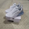 Custom Women's White & Diamond Nike 270s