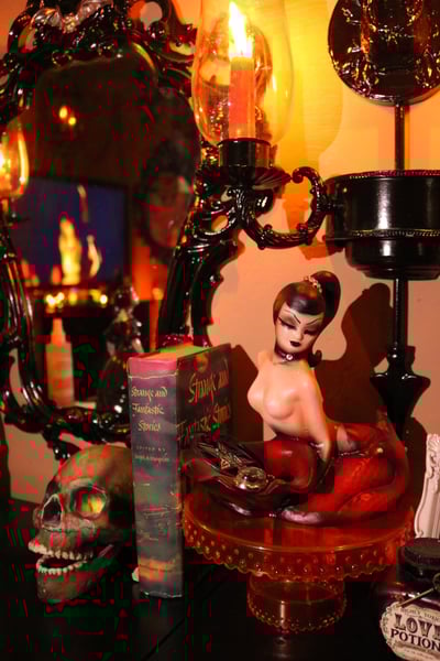 Image of Fetish Nude Mermaid Catch All Trinket Dish