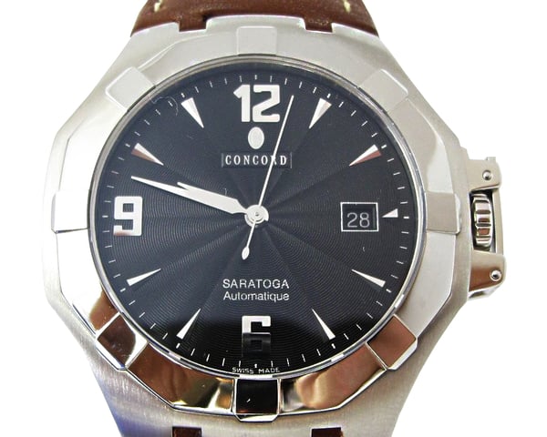 Image of NEW VINTAGE MEN'S CONCORD SARATOGA AUTOMATIC WATCH, WATER RESISTANT 50M 