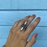 Image 4 of ⋆✦Detailed Abalone Statement Ring(Size 7.25)✦⋆