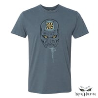 Image 1 of "The Hypnotist" T-Shirt (Heathered Indigo)
