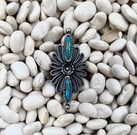Image 2 of ⋆✦Detailed Turquoise Statement Ring✦⋆