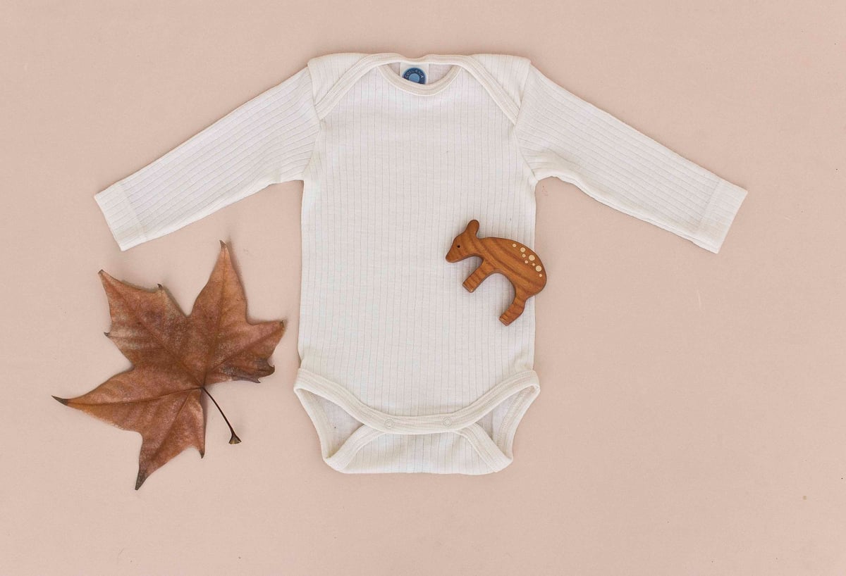 Image of Cosilana wool/cotton/silk Baby body