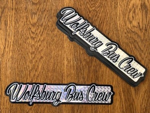 Image of WBC Black, White & Prismatic Holographic Sticker