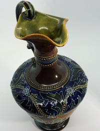 Image 3 of Doulton Lambeth Relief Moulded Ewer for Art Union of London 