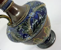 Image 4 of Doulton Lambeth Relief Moulded Ewer for Art Union of London 